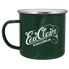 Volume One Enamel Mug - Eau Claire, WI Script