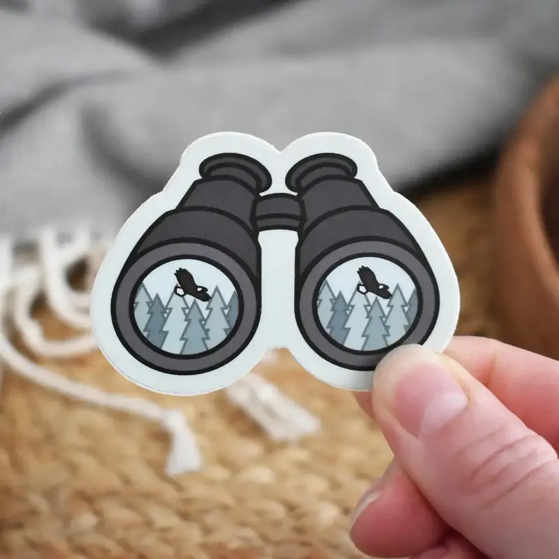 Wild North Co Binoculars Sticker
