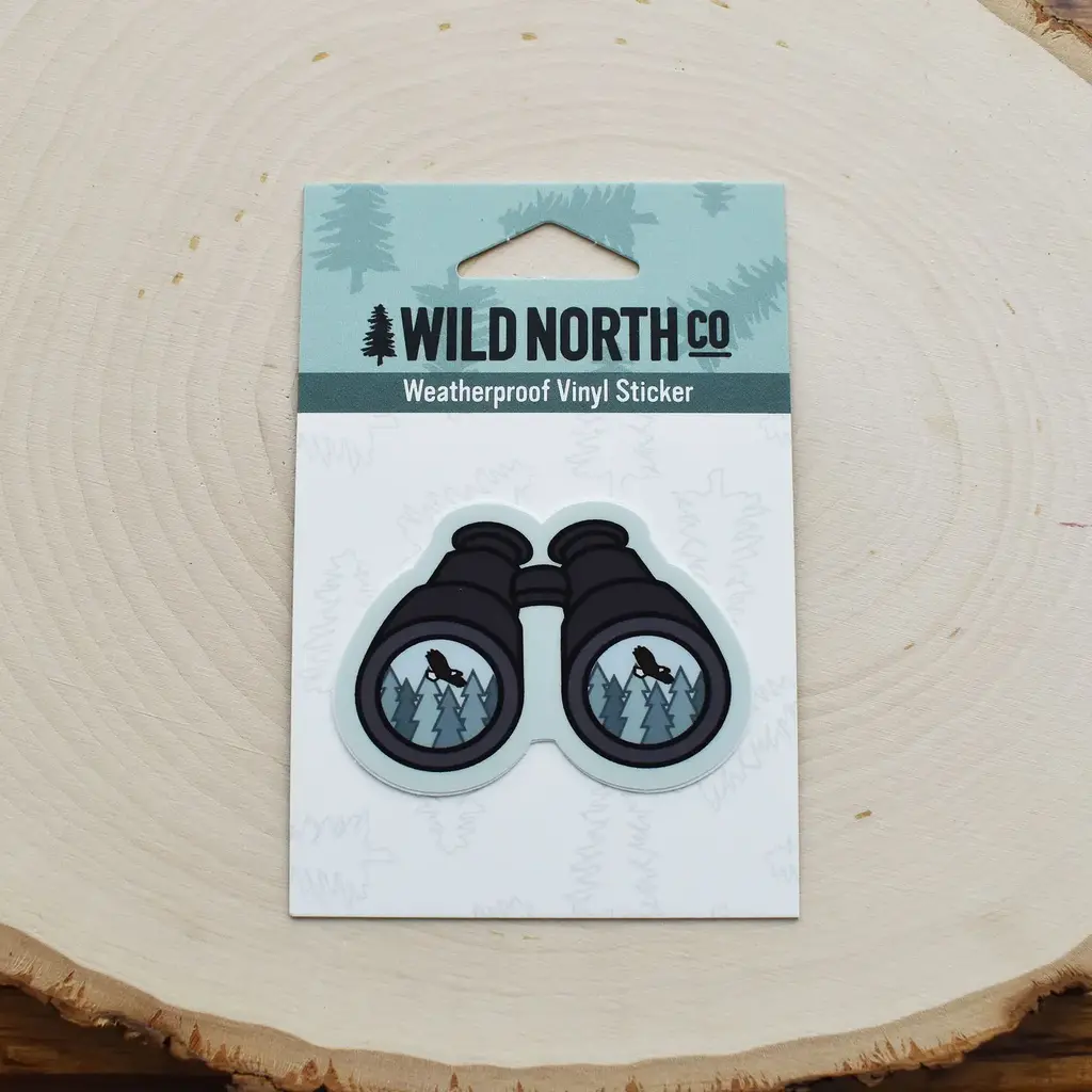 Wild North Co Binoculars Sticker