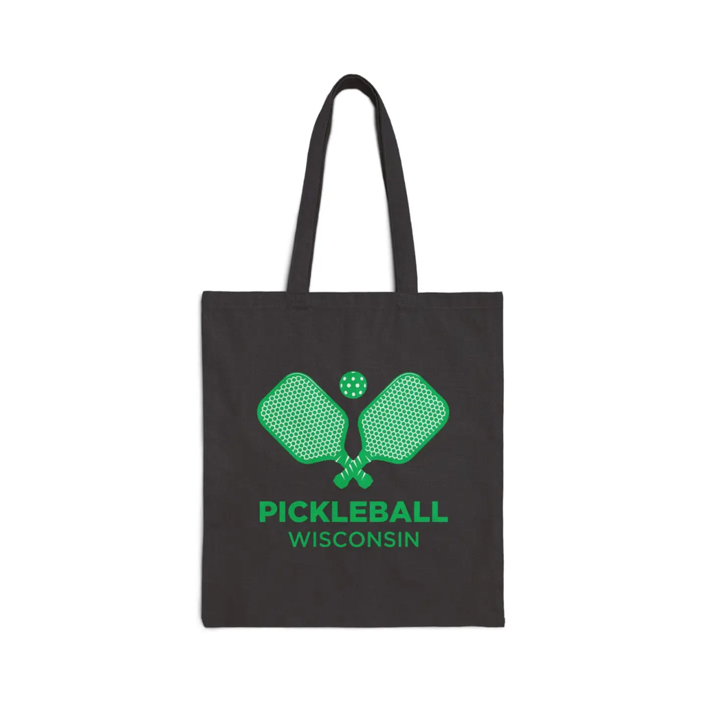 Hey Mountains Pickleball Wisconsin Tote - Black