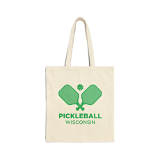 Hey Mountains Pickleball Wisconsin Tote - Natural