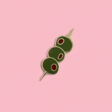Unexpected Flair Olives Enamel Pin