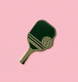 Unexpected Flair Pickleball Racket Enamel Pin