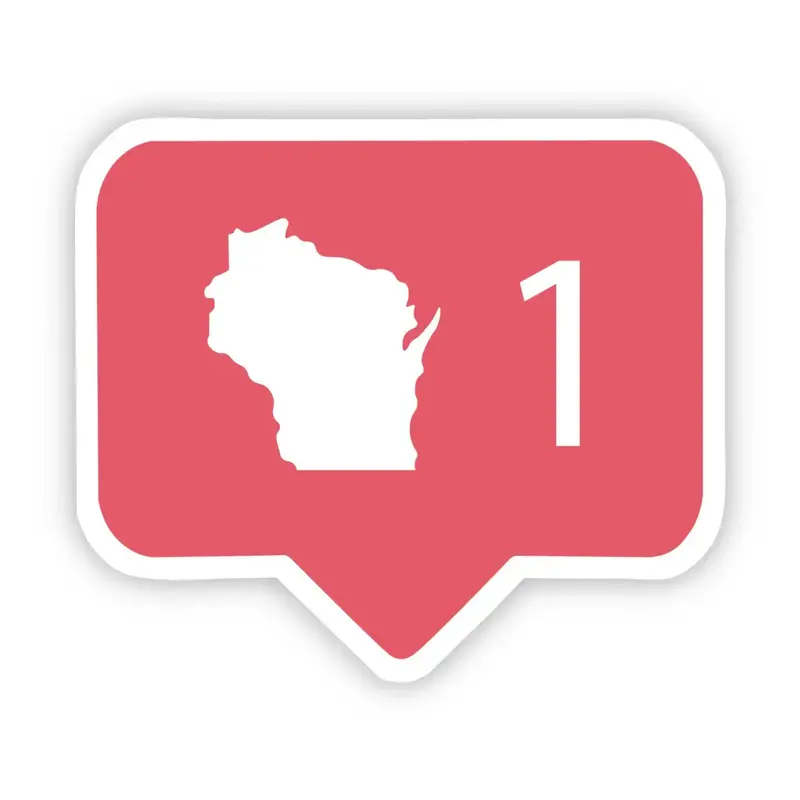 Big Moods (Faire) Wisconsin Social Media Comment Sticker