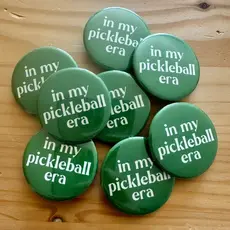 Craftinista Girl Pickleball Era Button