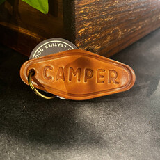 Sugarhouse Leather Camper Leather Keychain