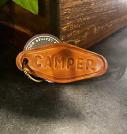 Sugarhouse Leather Camper Leather Keychain