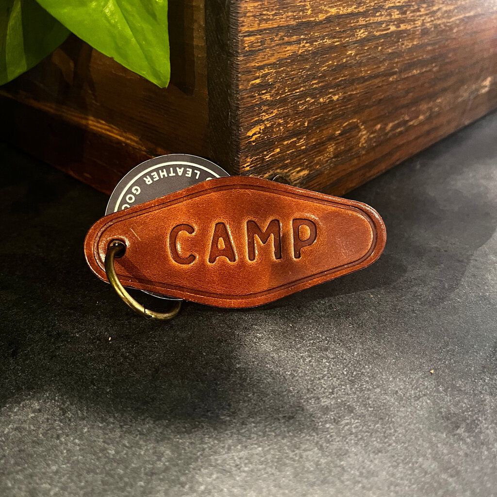 Sugarhouse Leather Camp Leather Keychain
