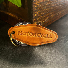 Sugarhouse Leather Motorcyle Leather Keychain