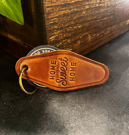 Sugarhouse Leather Home Sweet Home Leather Keychain