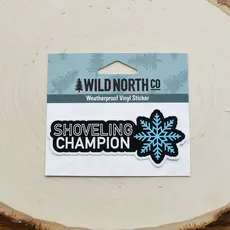 Wild North Co Shoveling Champion Sticker