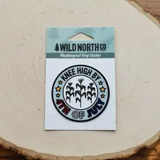 Wild North Co Knee High By 4th of July Sticker