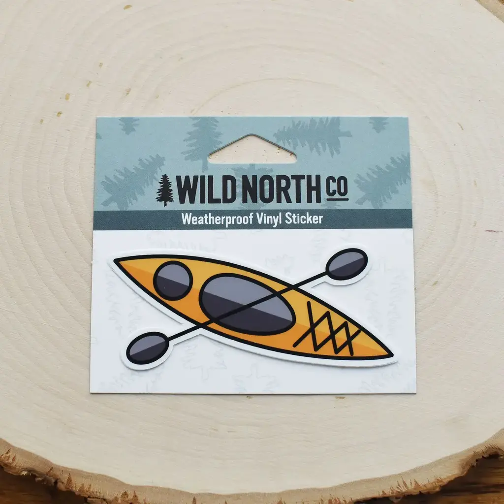 Wild North Co Kayak Sticker