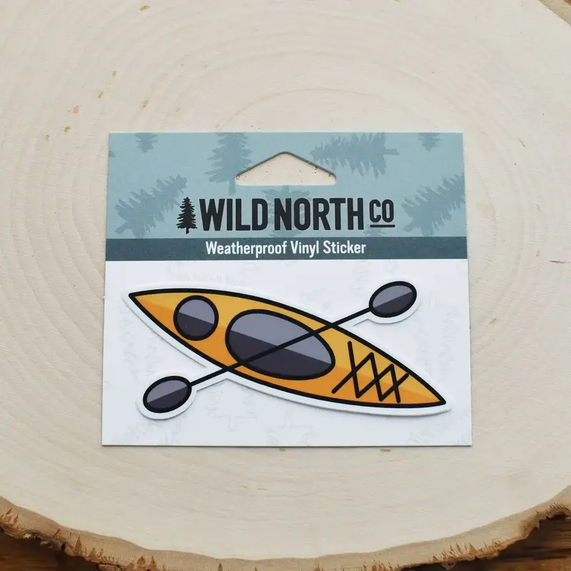 Wild North Co Kayak Sticker
