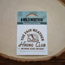 Wild North Co Hiking Club Sticker