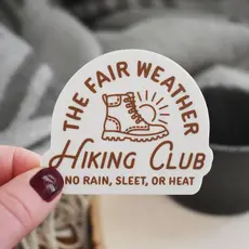 Wild North Co Hiking Club Sticker