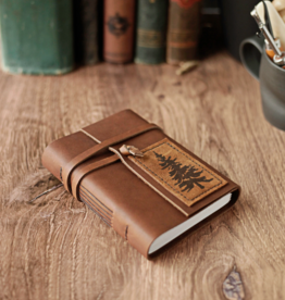 Wayfaring Goods Leather Journal with Pine Tree