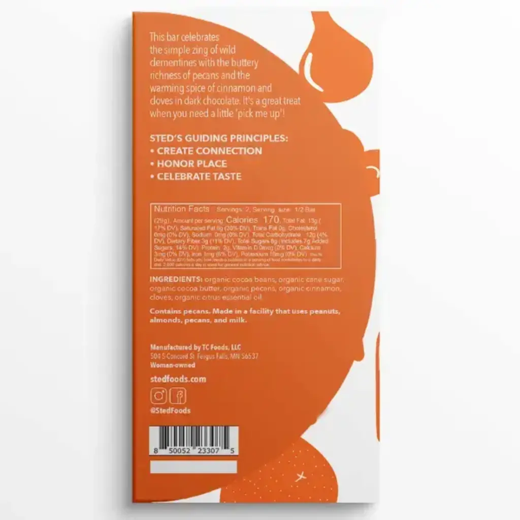 Sted Foods Sted - Pecan Orange Spice