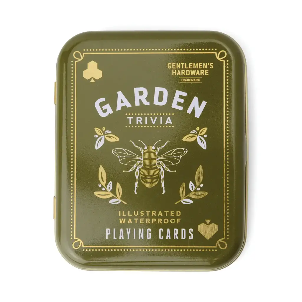 Gentlemen's Hardware Playing Cards Waterproof - Gardeners Tips