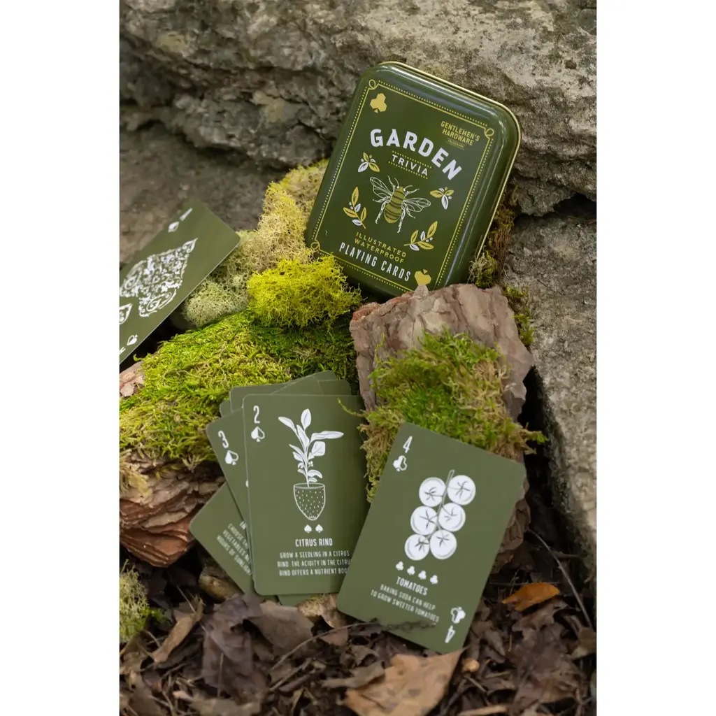 Gentlemen's Hardware Playing Cards Waterproof - Gardeners Tips