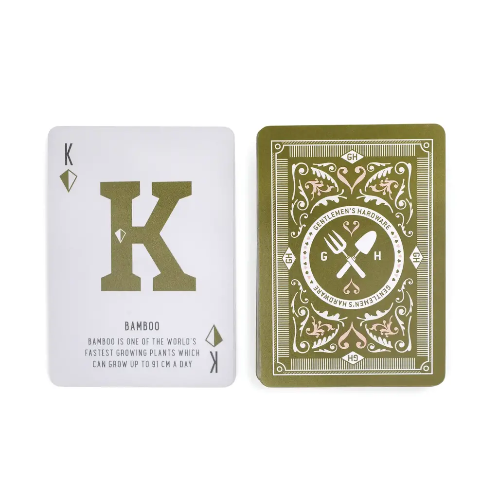 Gentlemen's Hardware Playing Cards Waterproof - Gardeners Tips