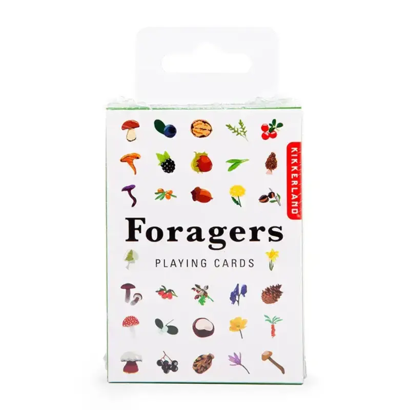 Kikkerland Playing Cards - Foragers