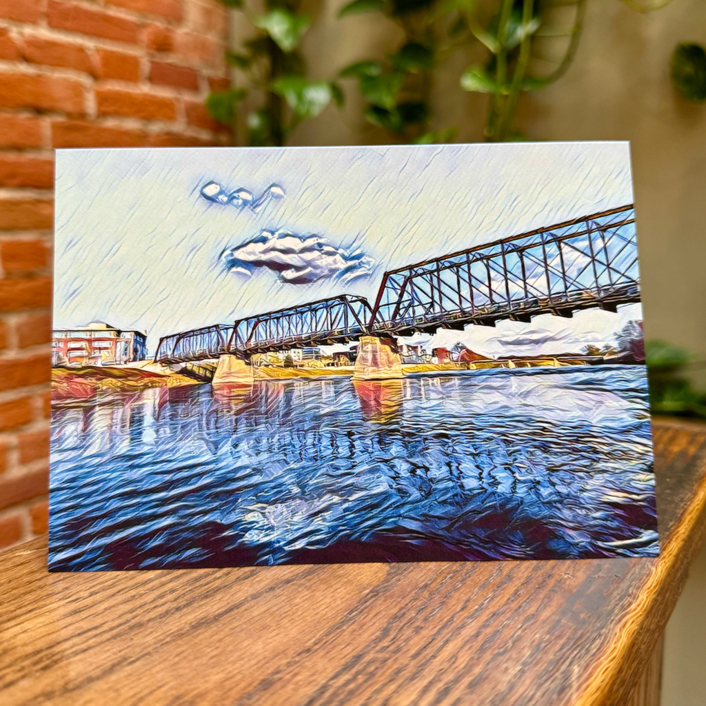 Maureen McRaith Greeting Card - Phoenix Bridge with RCU