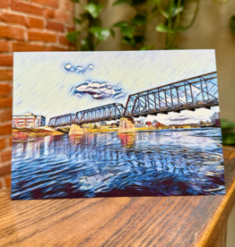 Maureen McRaith Greeting Card - Phoenix Bridge with RCU
