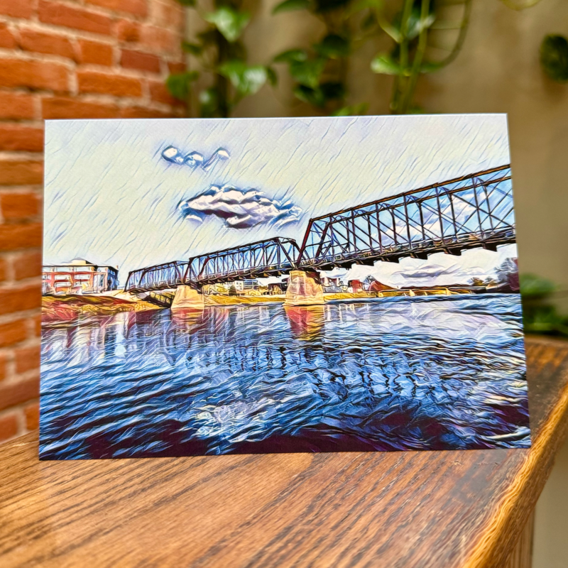 Maureen McRaith Greeting Card - Phoenix Bridge with RCU