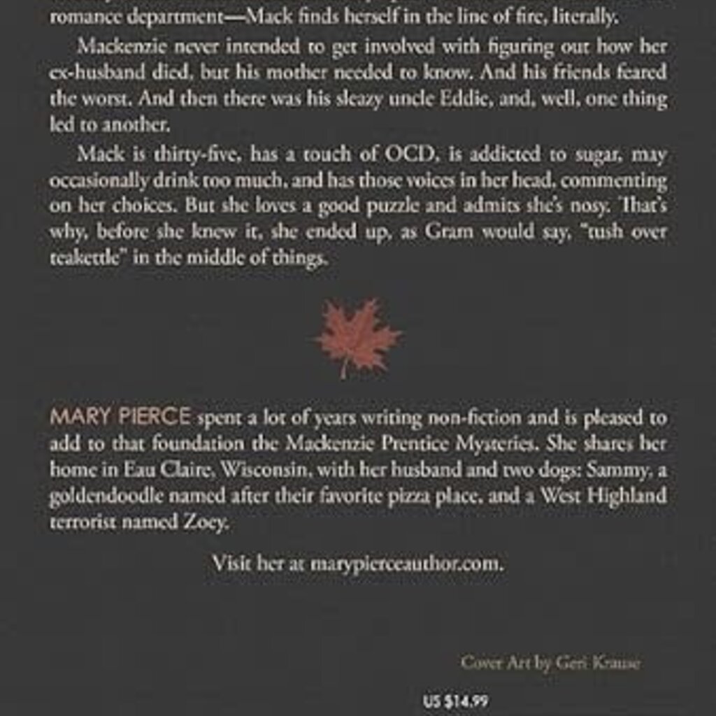 Pierce Mary October Fire
