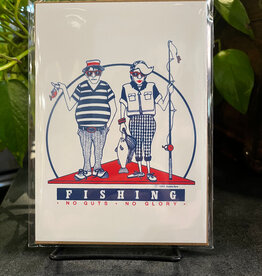 Jeanne Nyre Fishing No Guts No Glory Print - 5x7