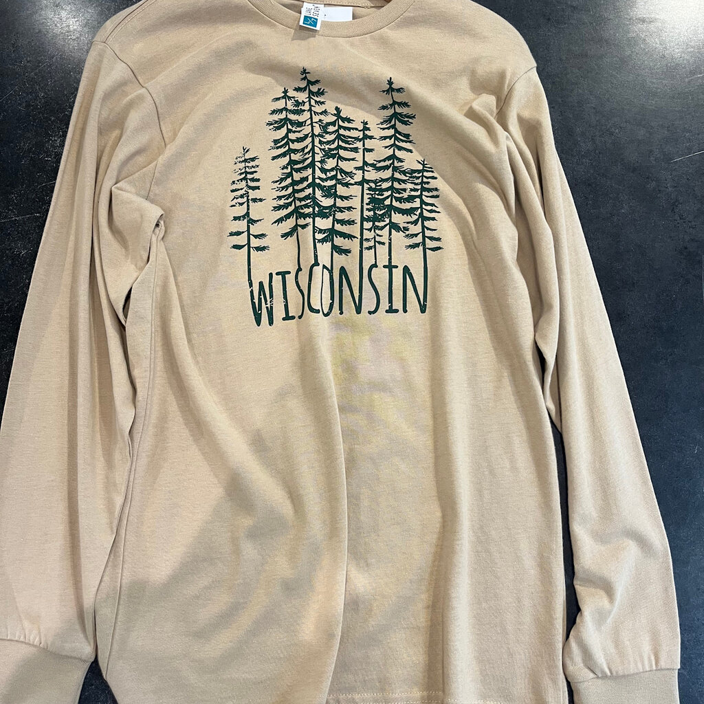 Lakeside Clothing Wisconsin Trees Long Sleeve Tee