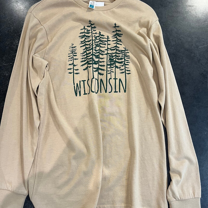 Lakeside Clothing Wisconsin Trees Long Sleeve Tee