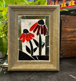 Glass by Nanc Stained Glass - 9x7 Flower Painting