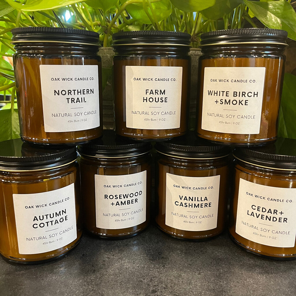 Oak Wick Candle Oak Wick Candle - 9oz