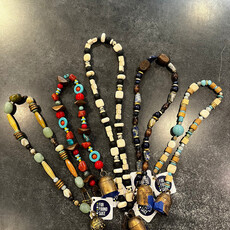 For Found Sake Gemstone & Wood Beaded Hanging Door Chime
