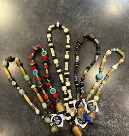 For Found Sake Gemstone & Wood Beaded Hanging Door Chime