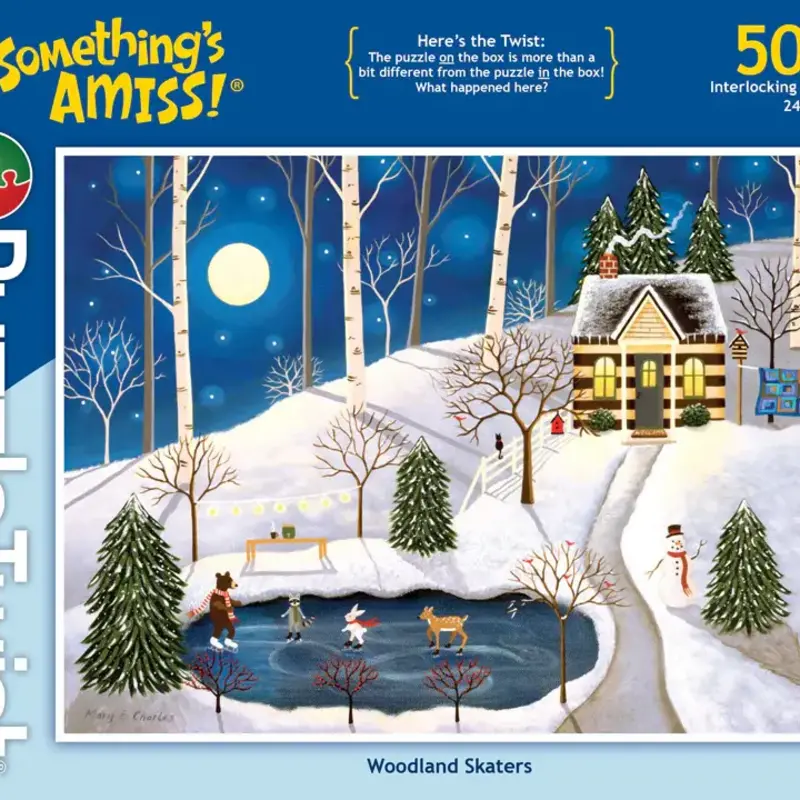 Maynards Games Woodland Skaters - Puzzle (500 pc)