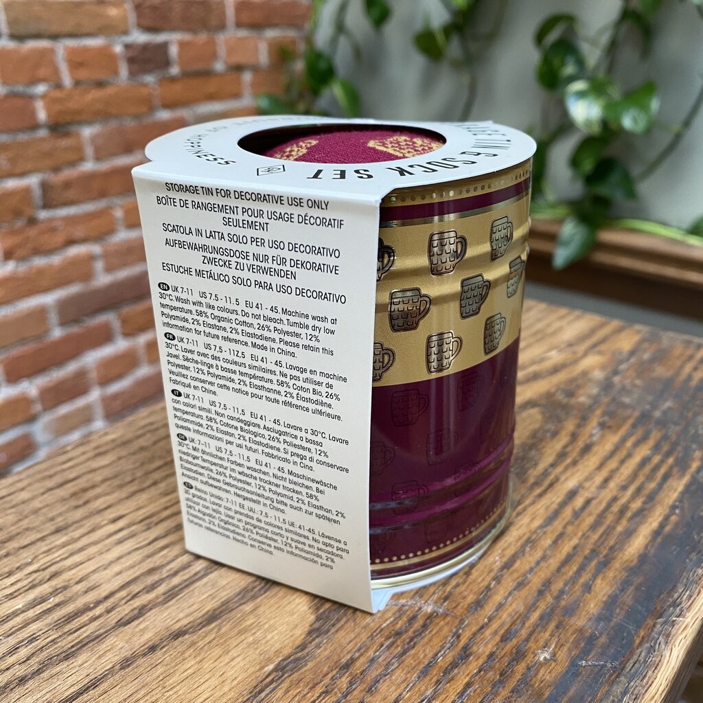 Gentlemen's Hardware Socks in a Can - Beer