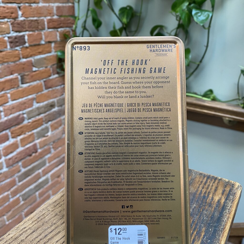 Gentlemen's Hardware Off The Hook Game