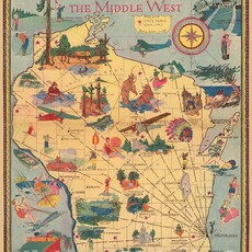 Historic Pictoric Wisconsin - The Playground Of The Midwest - Print 24x30