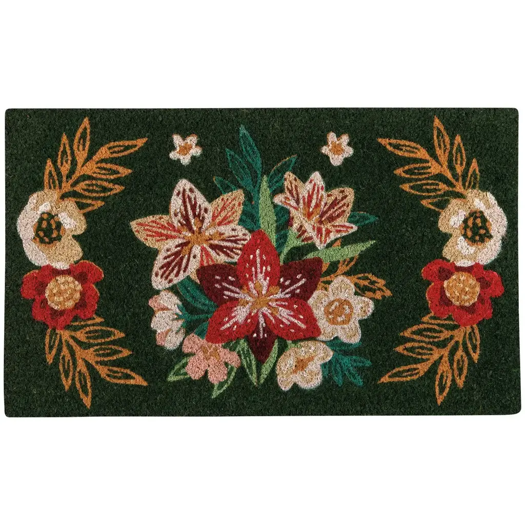 Now Designs by Danica Amaryllis Christmas Doormat