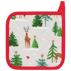 Now Designs by Danica Potholder - Santa's Reindeer Christmas