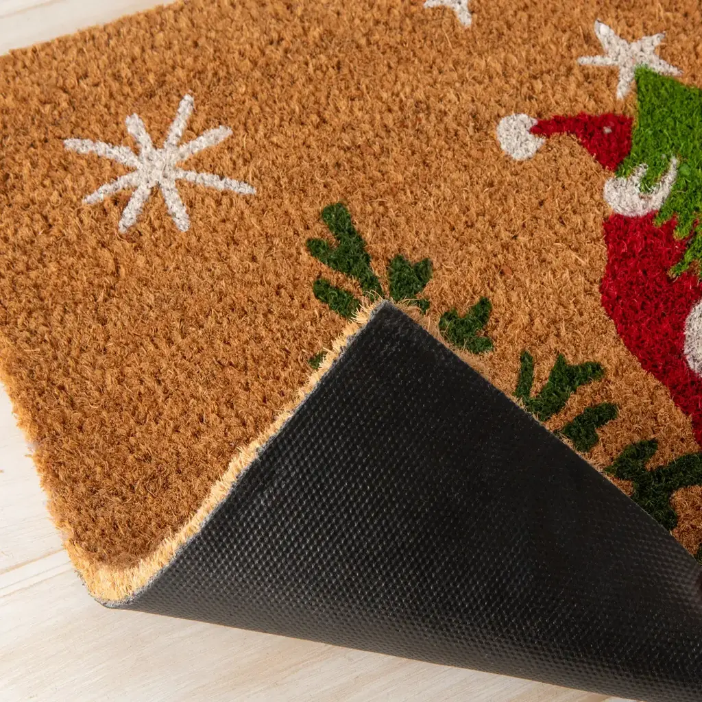 Now Designs by Danica Door Mat - Santa's Reindeer Christmas