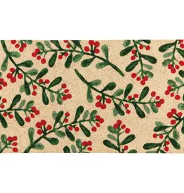 Now Designs by Danica Door Mat - Winterberry Christmas