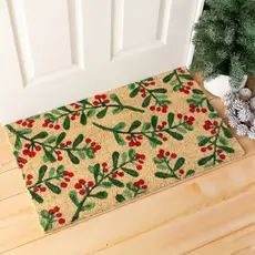 Now Designs by Danica Door Mat - Winterberry Christmas