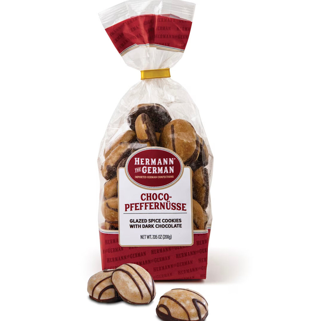 Hermann The German- Choco-Pfeffernüsse- Glazed Spice Cookies