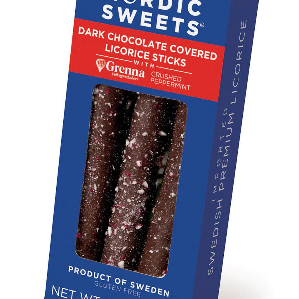 Nordic Sweets- Dark Chocolate Covered Salty Licorice Sticks