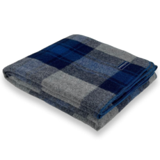 Faribault Mills Wool Throw - North Shore