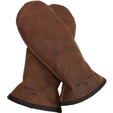 Stormy Kromer Leather Tough Mitts - Dark Earth - Medium